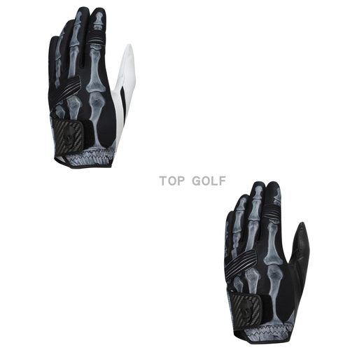 amazingcre GOLF高尔夫配饰 25年男图案羊皮防滑休闲运动左手手套
