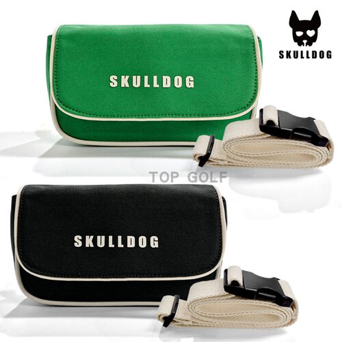 韩国代购SKULLDOG GOLF高尔夫球包 字标便携磁吸收纳测距仪腰包