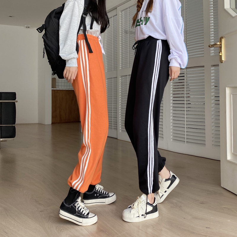 Cotton spring and autumn sports pants women's Harem Pants women's casual pants
