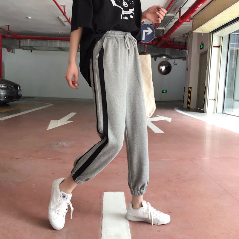 Women's new summer 2021 Korean students' loose Harem Pants