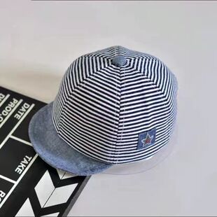 宝宝帽子春夏天透气鸭舌帽0-1岁男童韩版遮阳帽2岁女婴儿帽