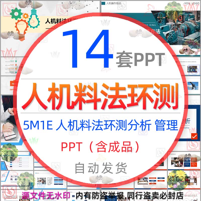 5M1E人机料法环测的分析法PPT...