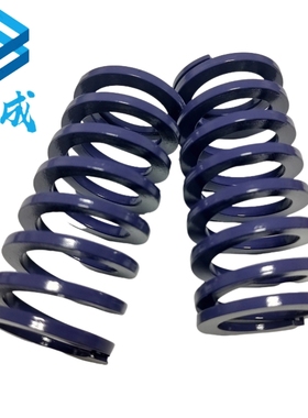 进口耐高温紫色YSWC矩形弹簧TY合金钢深紫色T-TY自动化模具弹簧