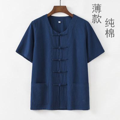 夏季薄款短袖复古汉服半袖