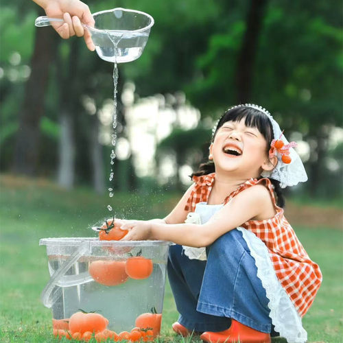 2025新款儿童摄影夏天透明水桶