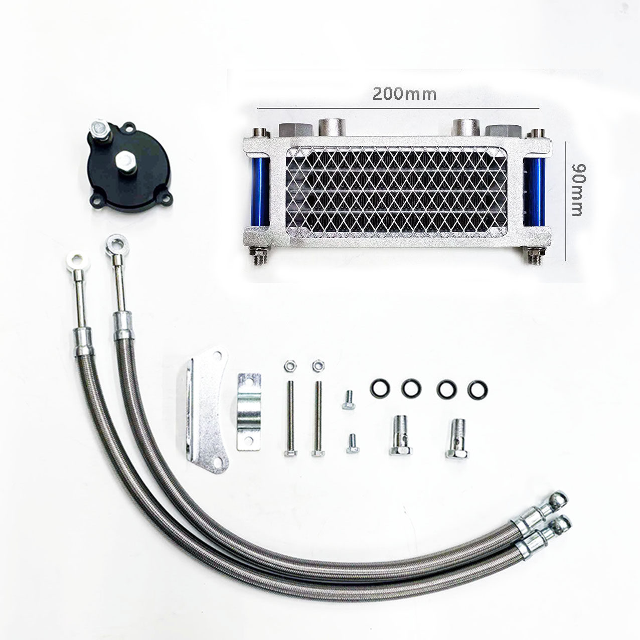 适用于雅马哈FZS V1 V2 V3 V4、 Fazer V1 V2 FZ油冷器机油散热器