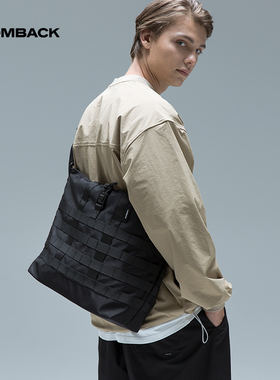 COMBACK潮流单肩斜挎包原创磁力扣旅行托特包大容量手提包通勤