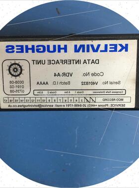 议价 KELVIN HUGHES DATE INTERFACE UNIT VDR-A4