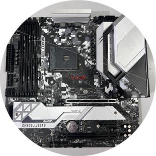 议价华擎B550M STEEL LEGENO钢铁传奇主板 有底座