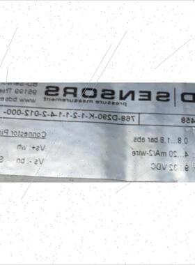 议价BD LMK458 0.81.8bar abs 压力传感器现货议价请勿直拍