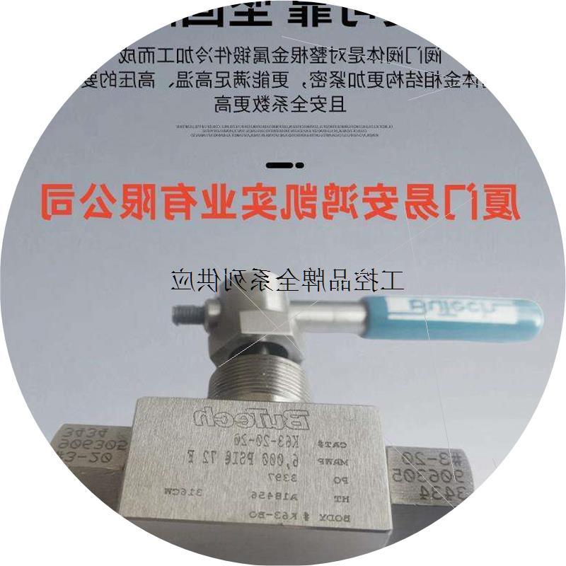 议价BuTech SLPV45V/R不锈钢高压针型截止阀K2063K341 3K631