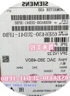 议价 6SE6430-2UD41-1FB0 MM430变频器 110KW 6SE64302UD411FB0