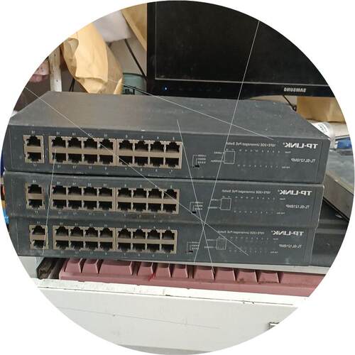 议价TL-SL1218MP 16口百兆POE交换机 2口千兆上联