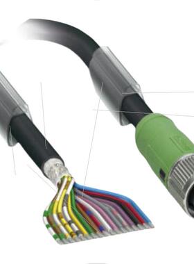议价电源线 - SAC-4P-M12MST/10,0-PUR/M12FST