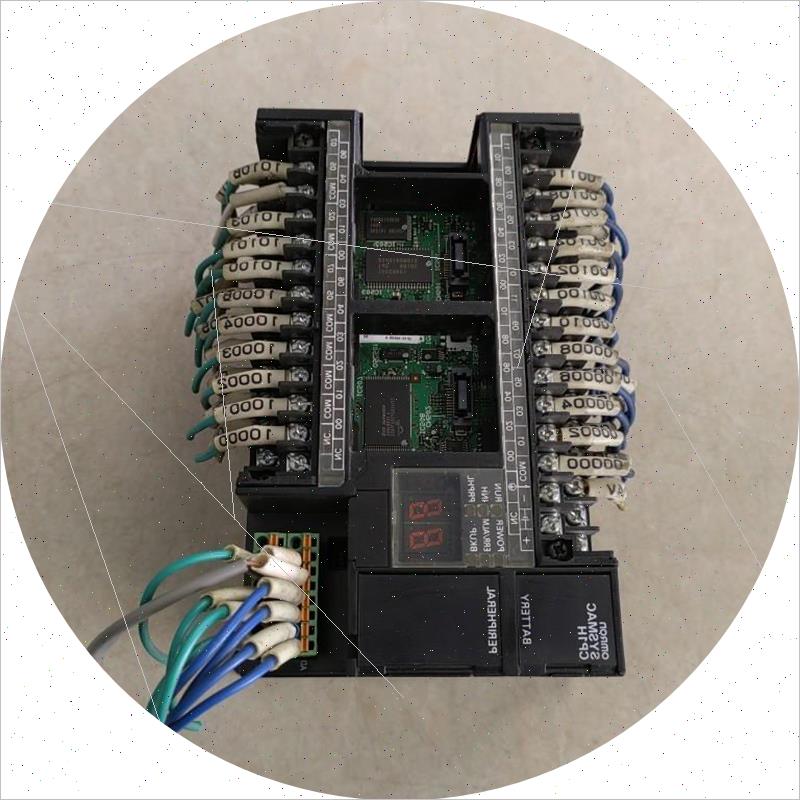 议价欧姆龙PLC控制器CP1H-XA40DT-D 原装拆机功能完好少盖条实图