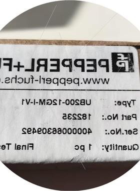 议价UB200-12GM-I-V1(Pepper+Fuch也可维修