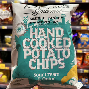 香港代购 进口 HUNTER'S 忌廉洋葱味薯片袋装125g 追剧休闲零食