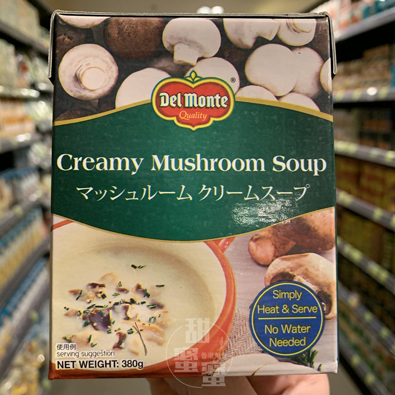 地扪忌廉蘑菇汤盒装380g