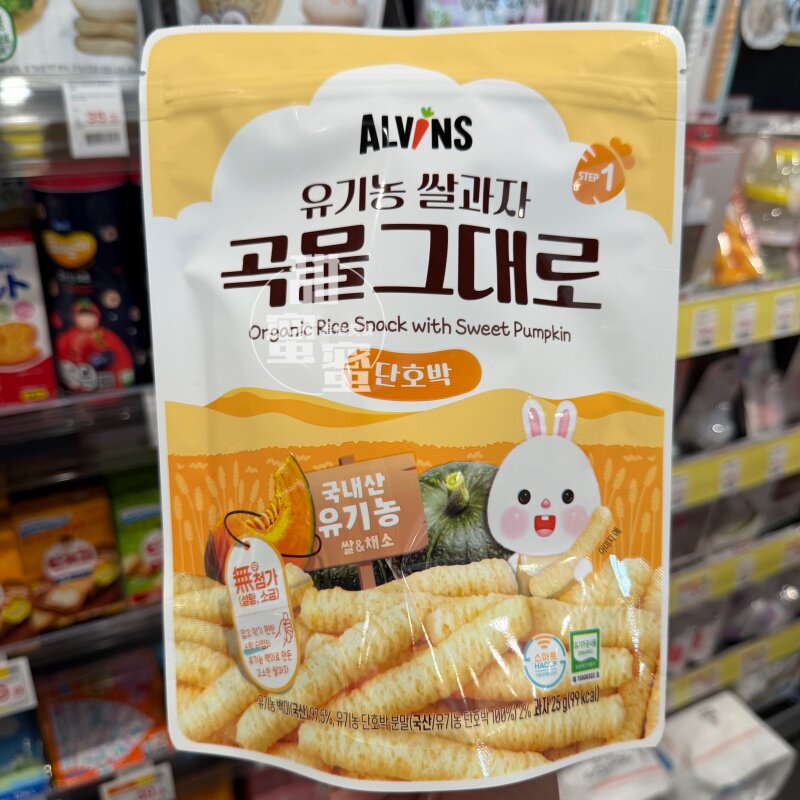 韩国无盐无糖大米饼ILDong日东宝宝儿童磨牙饼干无添加零食