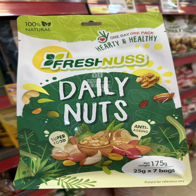 FRESHNUSS每日坚果袋装7包X25g