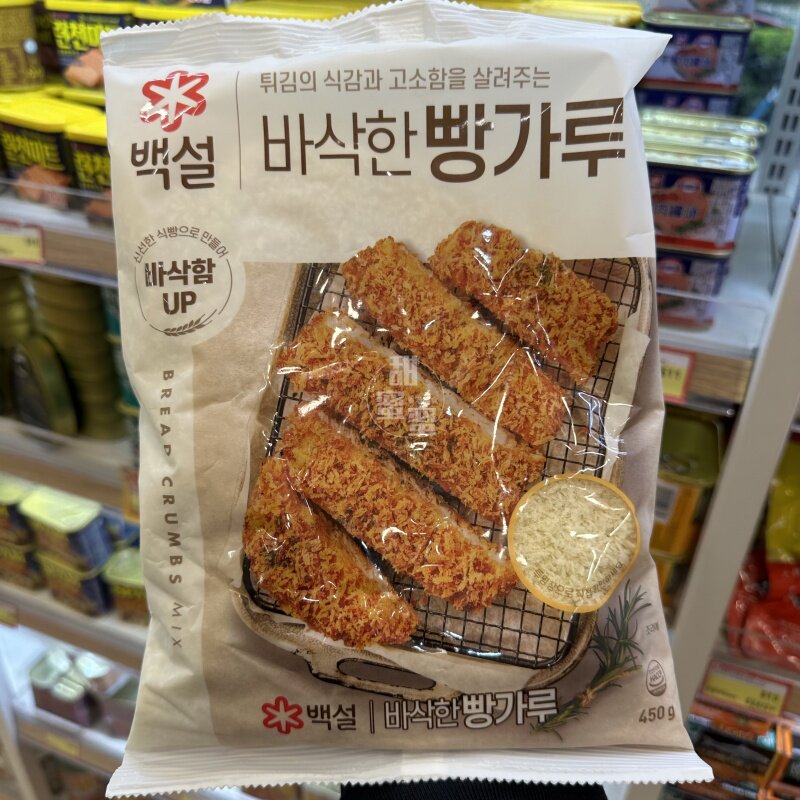 香港代购 进口 韩国CJ面包糠白雪炸粉裹粉屑渣糠450g