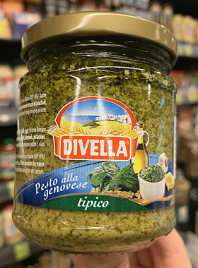 香港代购DIVELLA戴维娜Pesto Alla Genovese意大利香草意粉酱190g