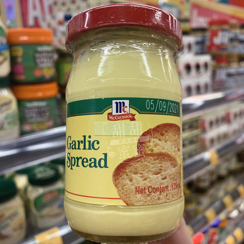 香港代购 McCormick味好美Garlic Spread蒜蓉面包酱135g