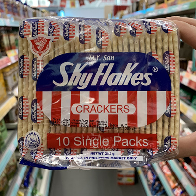 香港代购 M.Y.San Sky Flakes Crackers空中霸王梳打饼10小包250g
