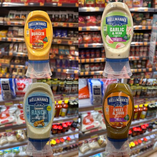 香港代购 进口 HELLMANN'S香草蒜香酱 汉堡面包调味料