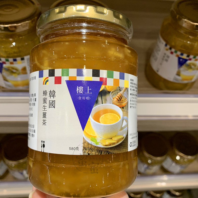 楼上韩国蜂蜜生姜茶瓶装580g