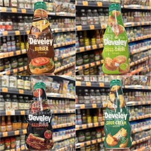 现货 香港代购 进口DEVELEY酸忌廉甜酸酱经典风味汉堡烟熏烧烤酱