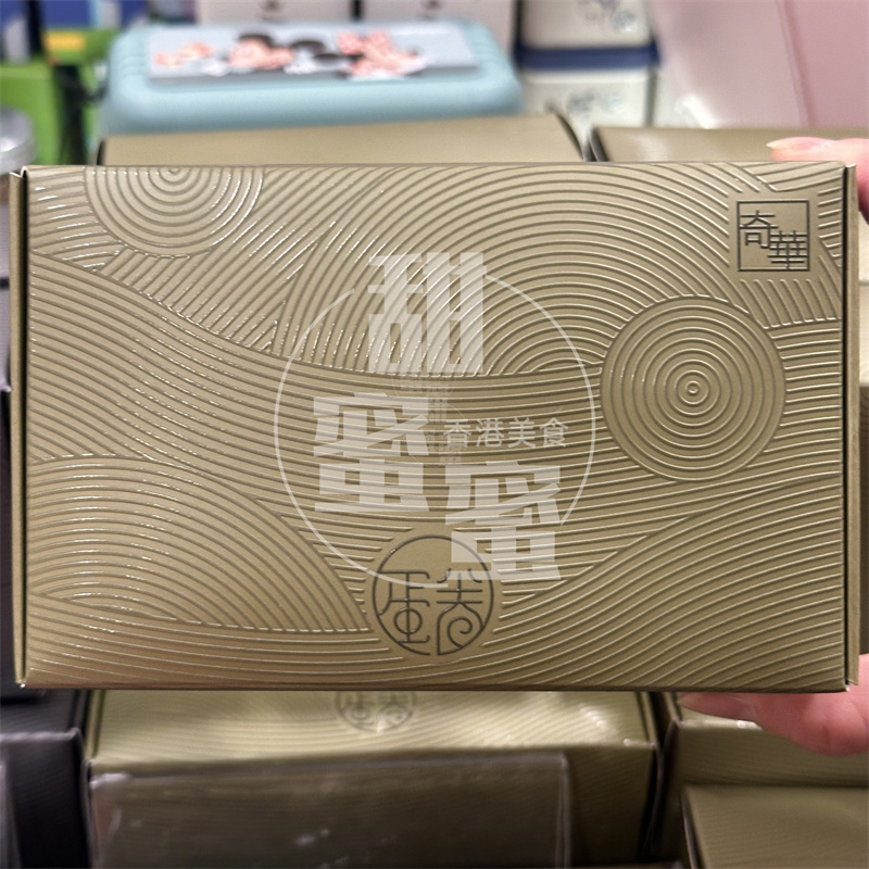 香港代购 进口 奇华饼家抹茶蜂巢蛋卷6条装无添加天然进口食品