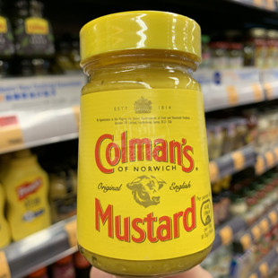 香港代购 Colman's Mustard高文英式芥末酱 进口调味酱 100g