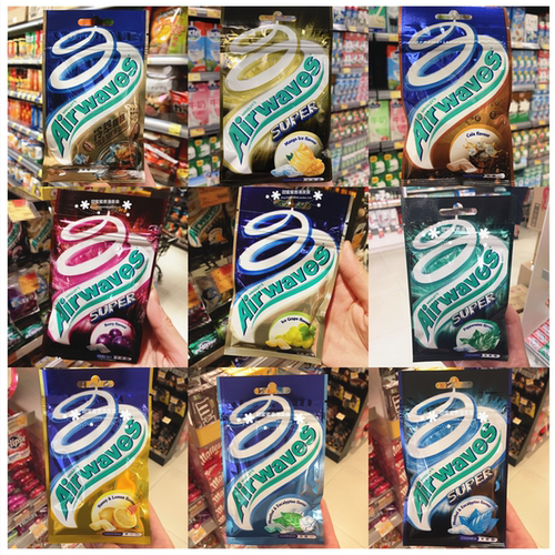 爽浪无糖薄荷糖提神醒脑口香糖