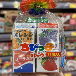 香港代购 进口 丸川 小童袋装口香糖11pc 独立包装水果味口香糖