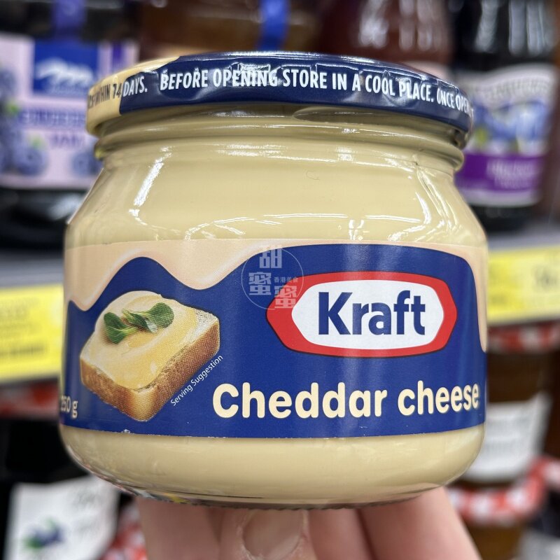 香港代购 Kraft卡夫车打芝士酱面包汉堡伴侣蘸酱瓶装调味食品250g