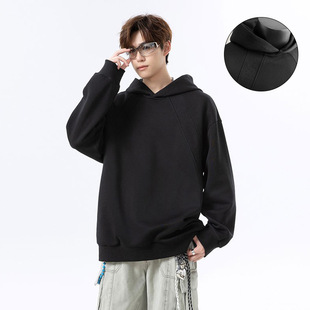 智快鱼曼哈顿港仔文艺男店铺法国公鸡男装2026新款痞帅单农卫衣男