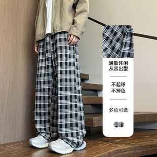 智快鱼港仔文艺男旗舰店ushi男装三禾一川2026新款男裤男道休闲裤