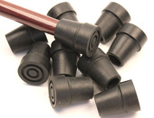 含耐磨金属片 加厚 实木拐杖手杖专用橡胶防滑套脚套 内径21MM