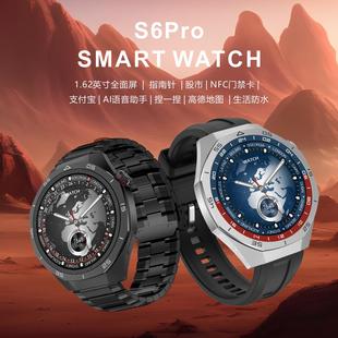 1.62寸新款华强北gt5pro智能手表男款s6pro运动 gt4max商务保时捷