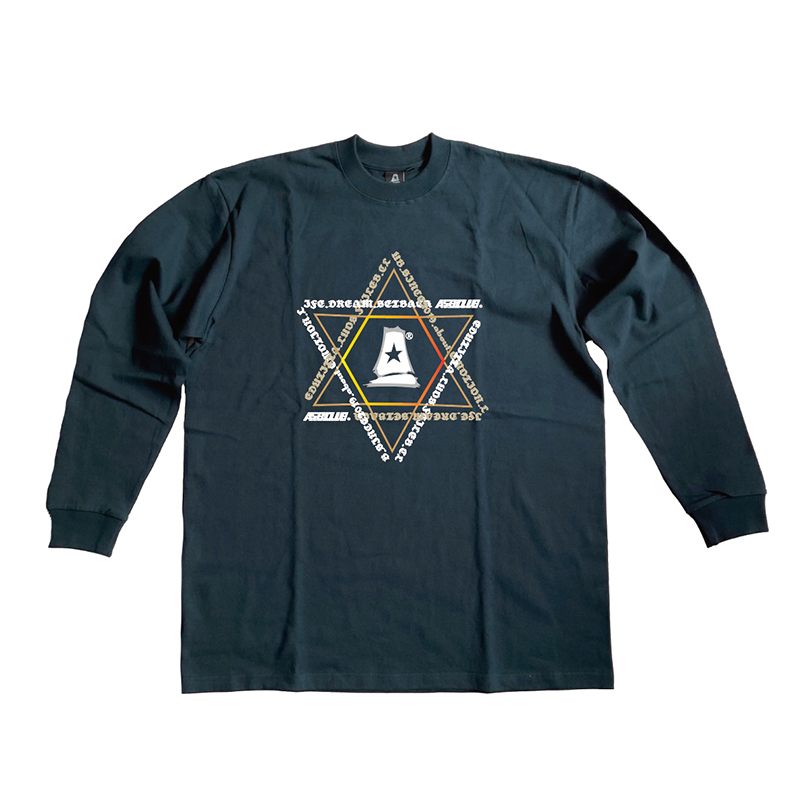 来福叶店长袖美式青年小领口T恤