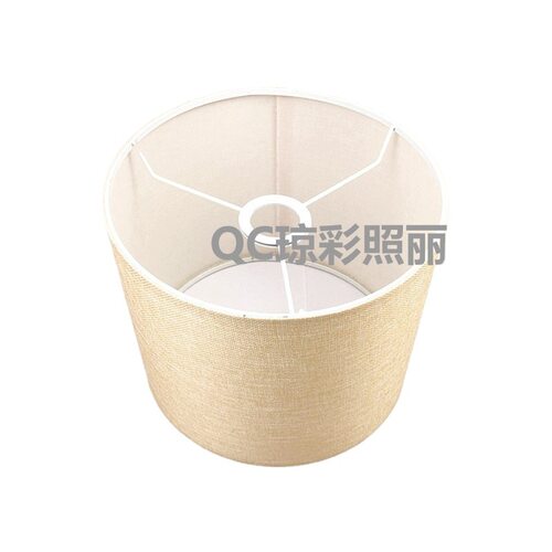 KD折叠台灯圆筒麻布灯罩