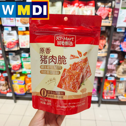 润发甄选原香猪肉脆68g