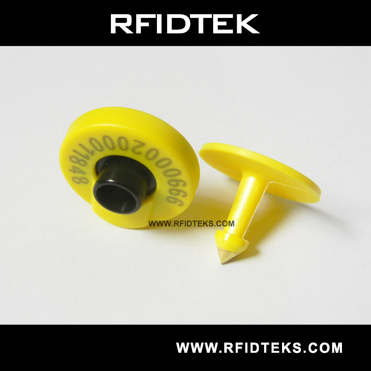 低频动物耳标 圆形RFID动物标签 动物耳标猪牛电子耳标 低频耳标