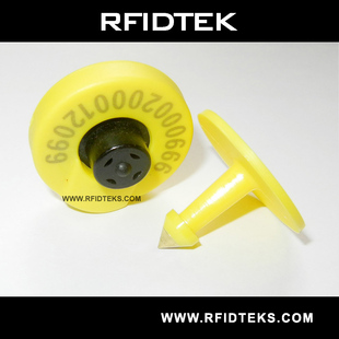 RFID猪耳标FDX 4305猪耳标 ISO11784 ID耳标 RFID动物耳标
