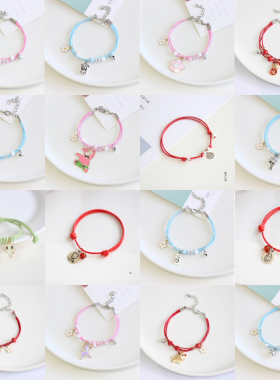 小清新卡通手链新中式国风手绳