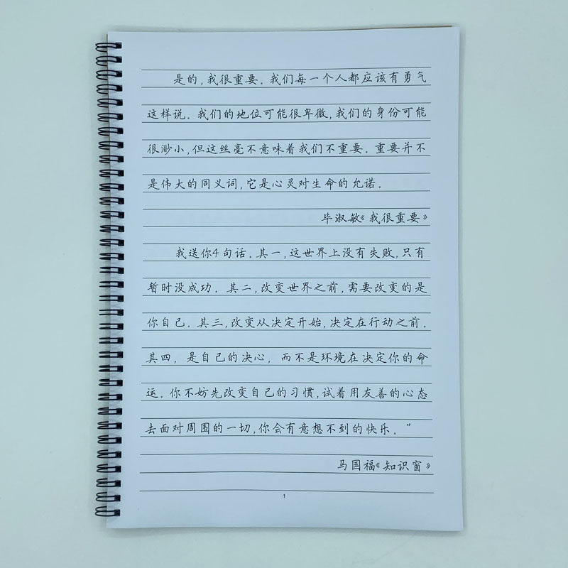 名著经典句子 横线格临写 硬笔钢笔字帖楷书行书行楷隶书