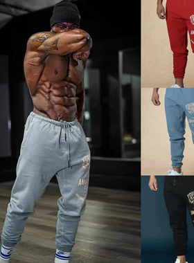 美国YoungLA AMBITIOUS老鹰长裤男女美式运动宽松薄绒纯棉卫裤