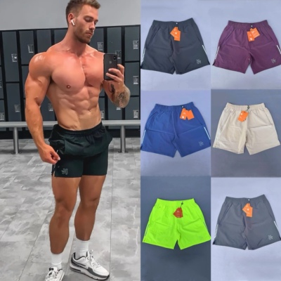 现货YoungLA速干短裤男夏季美式运动健身跑步透气排汗梭织四分裤