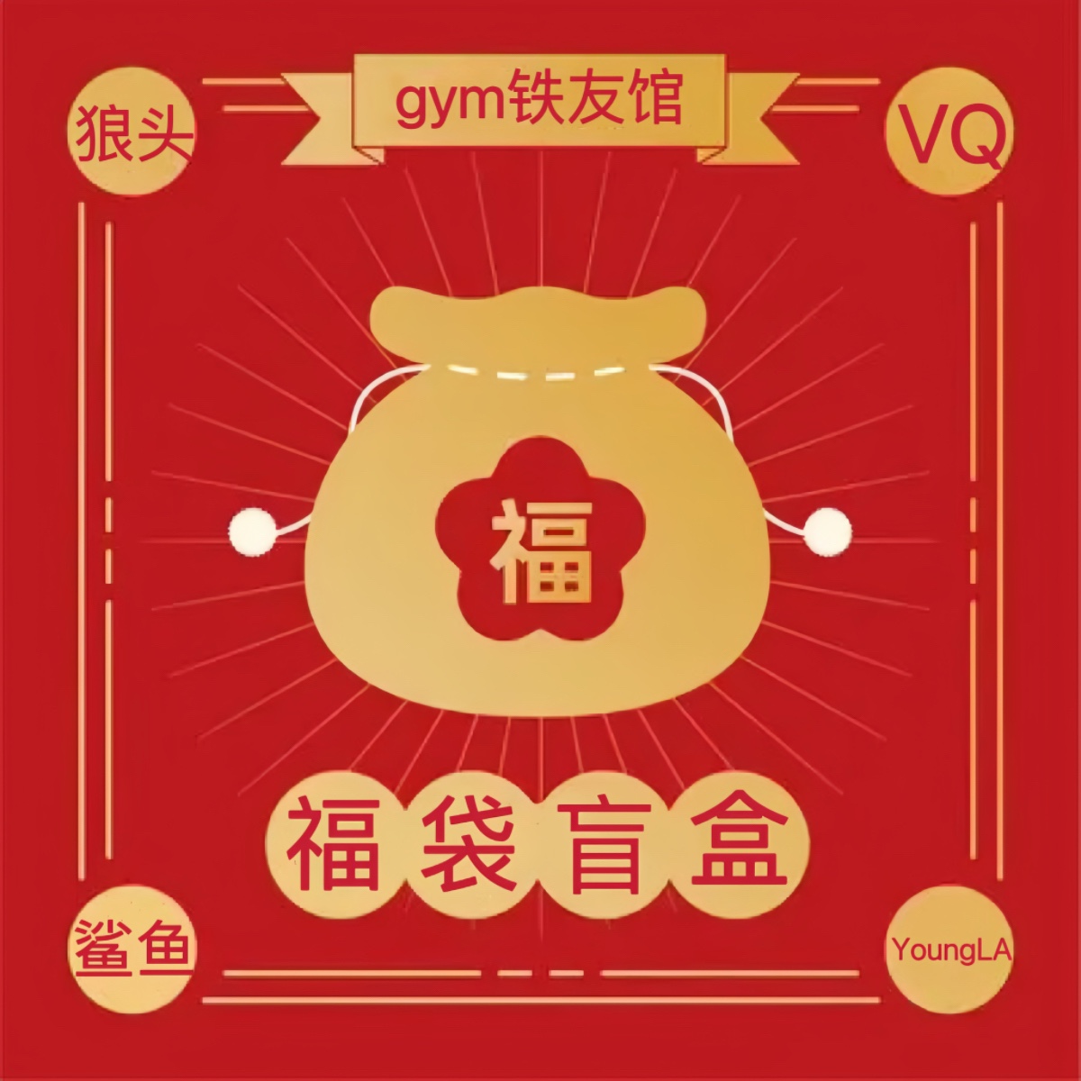 夏季福袋！GYMSHARK/VQ/狼头/YoungLA等欧美运动品牌特价清仓盲盒